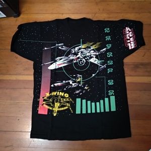 True vintage Star wars shirt x-wing XL